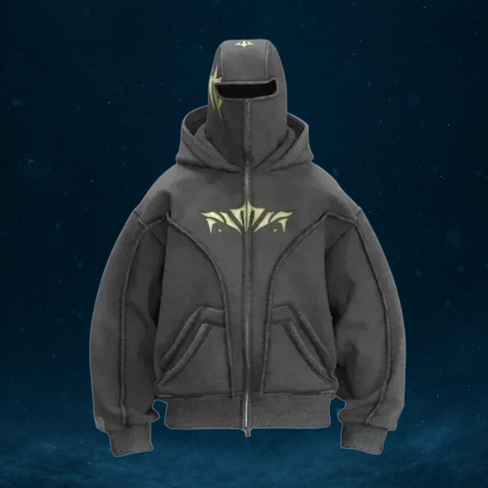 Arctic Storm Defense | Winter Jacket with Integrated Balaclava Hood