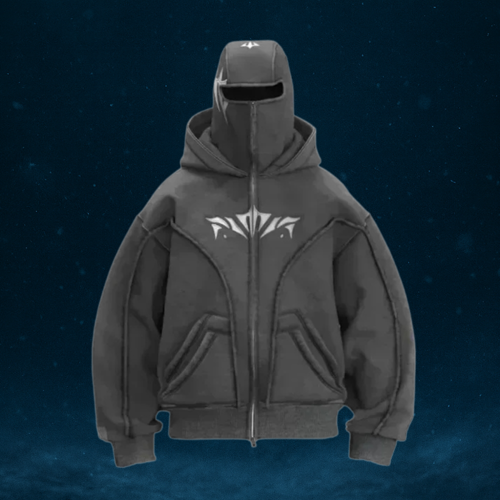 Arctic Storm Defense | Winter Jacket with Integrated Balaclava Hood